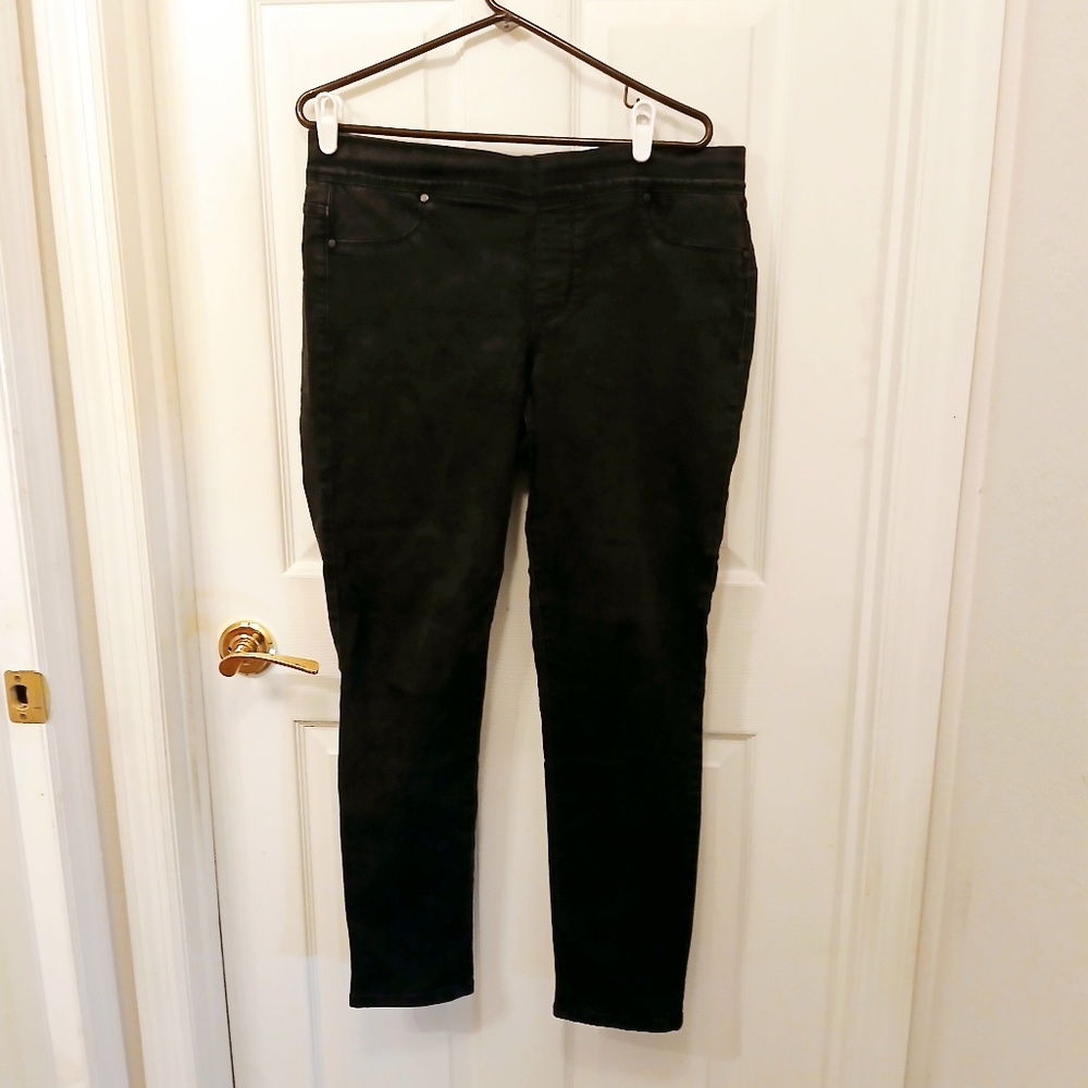 Vintage Calvin Klein Skinny Fit Jeans Jeggings Women's Size 31 Black Denim